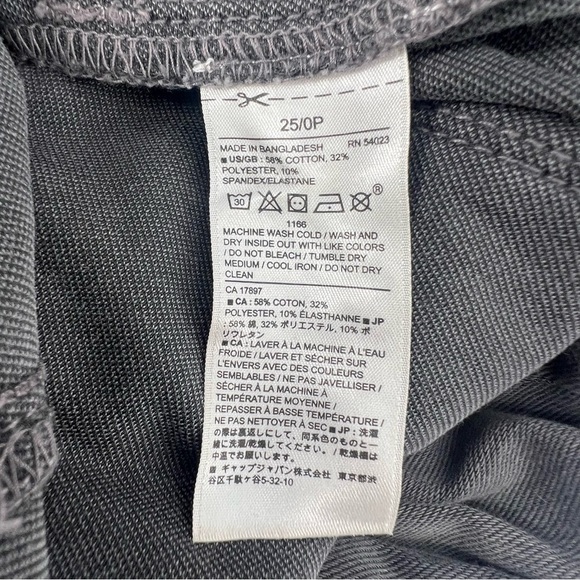 Banana Republic Gray Super Stretch Legging Fit Jeans Size 25 Petite Women's - Picture 5 of 5